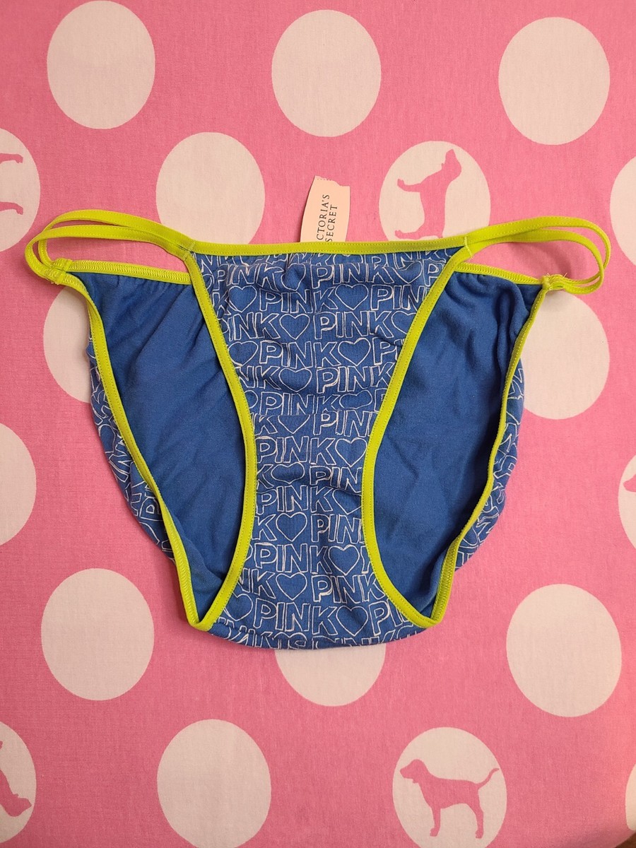 ☆Victoria's Secret☆ PINK ブルータイダイ ビキニ ボトム RARE Victoria's Secret PINK Vintage Double String Bikini