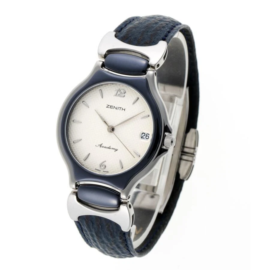 Reloj para mujer ZENITH Academy 25.6000.226 cuarzo esfera plateada cuero Foto 4 de 4