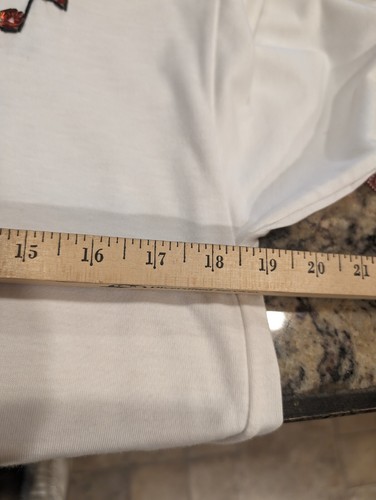 Vtg Carducci Music Fest Sequin Beads Instruments 100% Cotton T-shirt Rare Size M - Picture 5 of 11