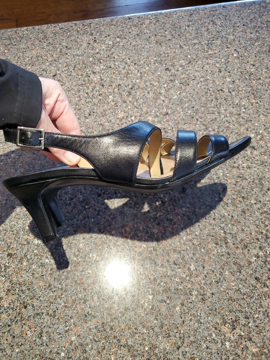 Naturalizer black dress sandals 2025