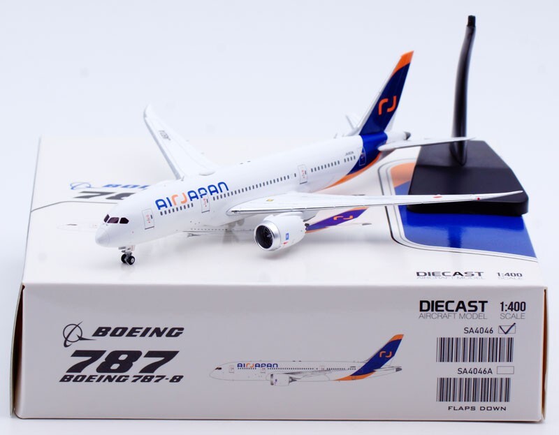 AIR JAPAN 787-8 全日空 JA801A jc 1:400 1:400 JC Wings ANA All Nippon Airways Boeing 787-8 JA801A