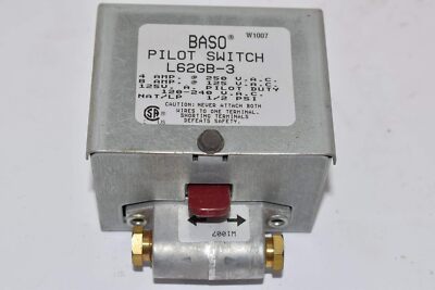 BASO L62GB-3C Safety Pilot Switch Manual Reset (Universal Mounting Plate)