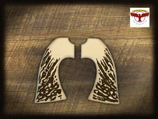 BERETTA STAMPEDE BISLEY GRIPS ~ MAGNA-TUSK™ WHITE STAG