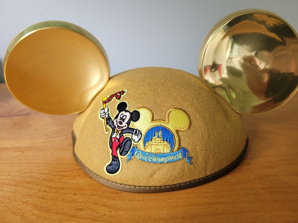 Limited Edition Disneys 50th Anniversary Mickey Mouse Ears New Walt Disney World 50th Anniversary Tracksuit and Ears  main image 3