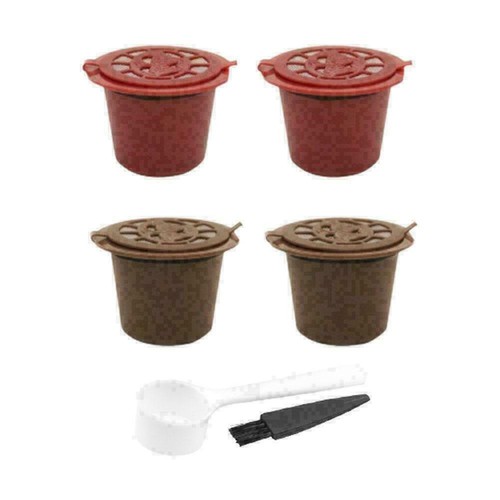 4pcs Refillable Reusable Coffee Filter Capsules Pods Best For Nespresso Sell - Picture 9 of 12