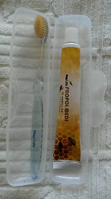 DEOLIFE 333 Oral Care Bee Propolis Toothpaste & Bamboo Nano Brush Set from Korea