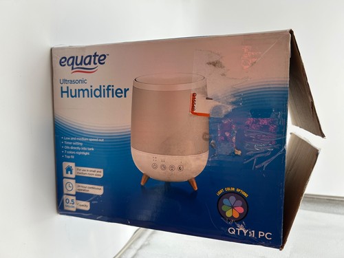 Equate Umidificatore Ultrasuoni Timer, Riempimento Superiore, Bassa e Media Velocità, 0,5 Galloni - Foto 6 di 9