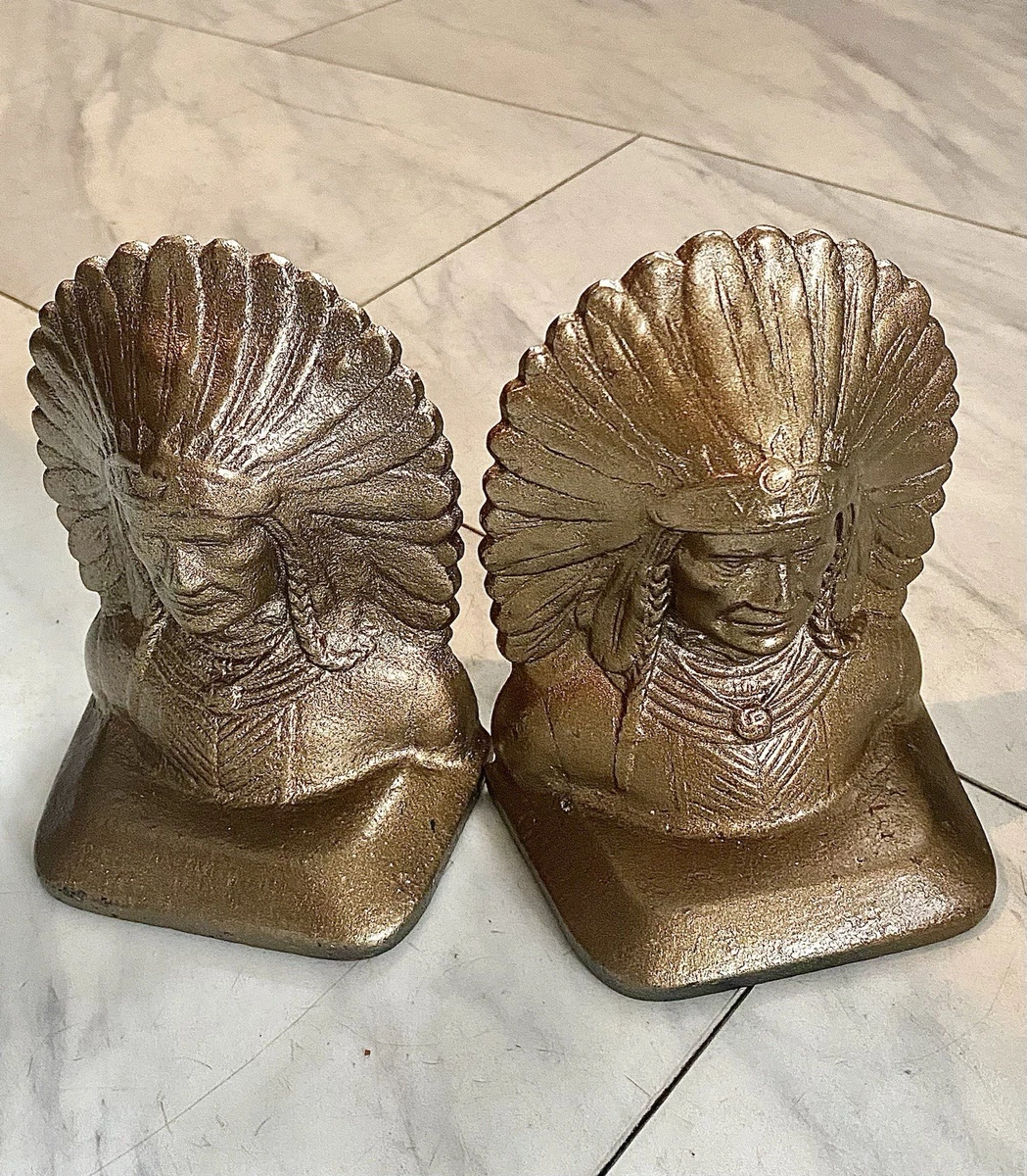 Antique Indian Bookends In Collectible Book Ends for sale | eBay