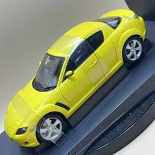 AUTOart 1/18 Mazda RX-8 2003 RHD lighting yellow performance diecast 75926