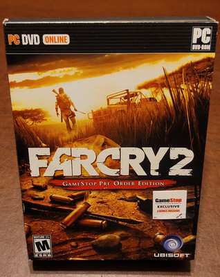 Ubisoft Far Cry 2 GameStop Pre-Order Edition PC DVD-ROM w/ Manual & Map