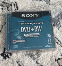 Sony Handycam DVD RW 30 Min 1.4GB 8cm Single Sided Video Disc New Sealed