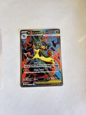 Pokémon TCG Mega Evolutions Mega Lucario EX Ultra Rare (160/132