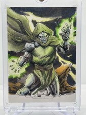 Marketplace image: 2026 Topps Chrome Marvel Doctor Doom Sketch 1/1 Artist Auto Avengers Doomsday