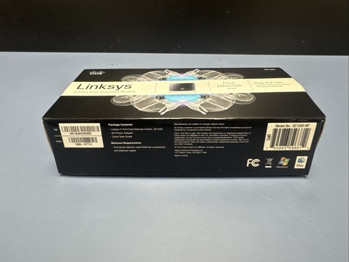 Cisco Linksys SE1500 5-Port Fast Ethernet 10/100 Switch - Picture 2 of 6
