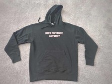 Scream Hoodie Mens Large Ghostface "Whats Your Favorite Scary Movie" Graphic