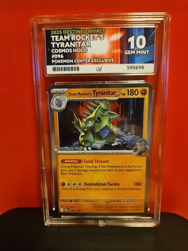 Rockets Tyranitar PERFECT SUBS 096/182 Pokemon Center Destined Rivals ACE 10