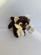 NWT Plush Pals Husky Puppy Dog Brown White Small 6"
