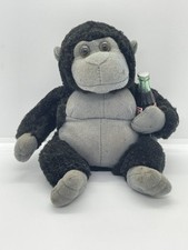 vintage 1996 Coca-Cola Coke Bottle Gorilla Ape Monkey Plush Stuffed Animal 7"