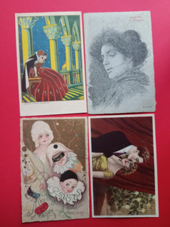 LOTTO 31 CARTOLINE ILLUSTRATORI ITALIANI NUOVE E SPEDITE.