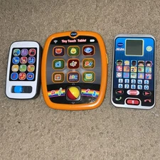 Vtech Tablet Phone Electronic Educational Toddler Toys Lot