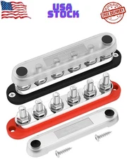 DaierTek 300A Bus Bar 12V Marine Power Distribution Block with 300A-M10