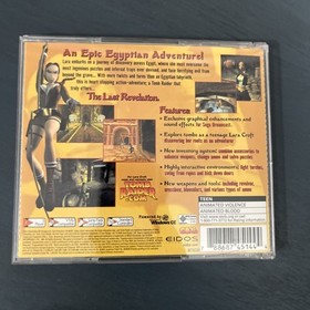 Tomb Raider: The Last Revelation (Sega Dreamcast) CASE ARTWORK & MANUAL NO DISK