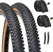 2-Pack Mountain Bike Tires Set: 20/24/26/27.5-inch Folding Replacement