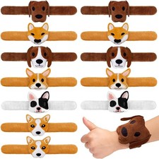 Plush animal slap bracelets toy wristbands for kids