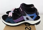 NIB - ECCO Womens OFFROAD Blue Pink Purple Sport Leather Sandals 39 40 41 42