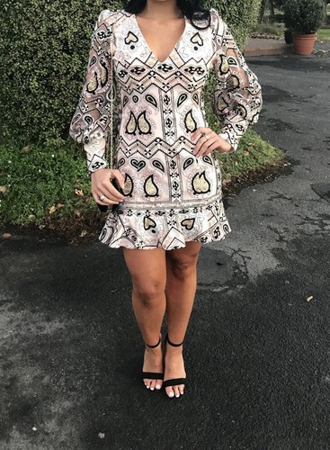 MOSSMAN Affirmation Mini Dress Size 10 - Picture 2 of 6