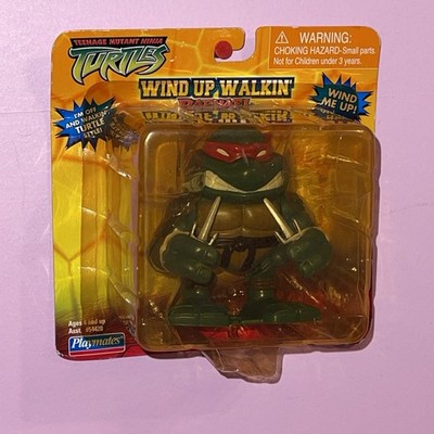 Vintage teenage mutant ninja turtles wind up walkin Raphael action figure tmnt