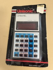 Unisonic 1541L 8 Digit Pocket Calculator, New Sealed Old Stock