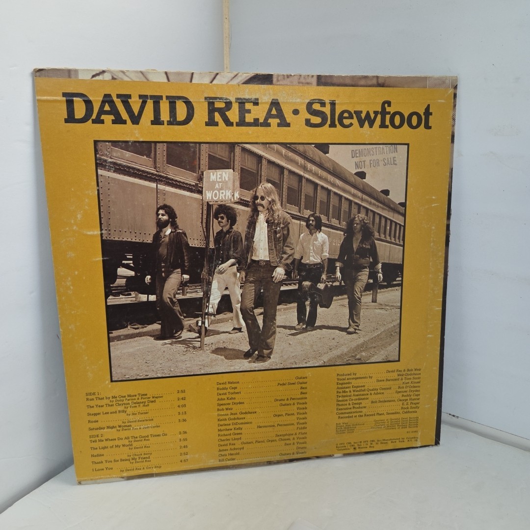 David Rea Slewfoot With Bob Weir Of The Grateful Dead 1973 Pressing VG-EX 