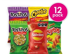 Sabritas Sabrisurtido Mexicanas,  Mexican Chips, 12 Bags