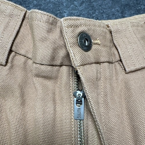 Pantalones cargo Duluth Trading Co para hombre 32x32 marrón lona pesada trabajo carpintero relax - Imagen 2 de 19