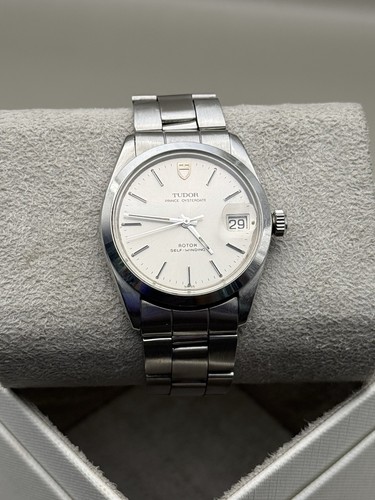 TUDOR Prince Oyster Date 9050/0 Silver Dial 34mm Automatic Men...
