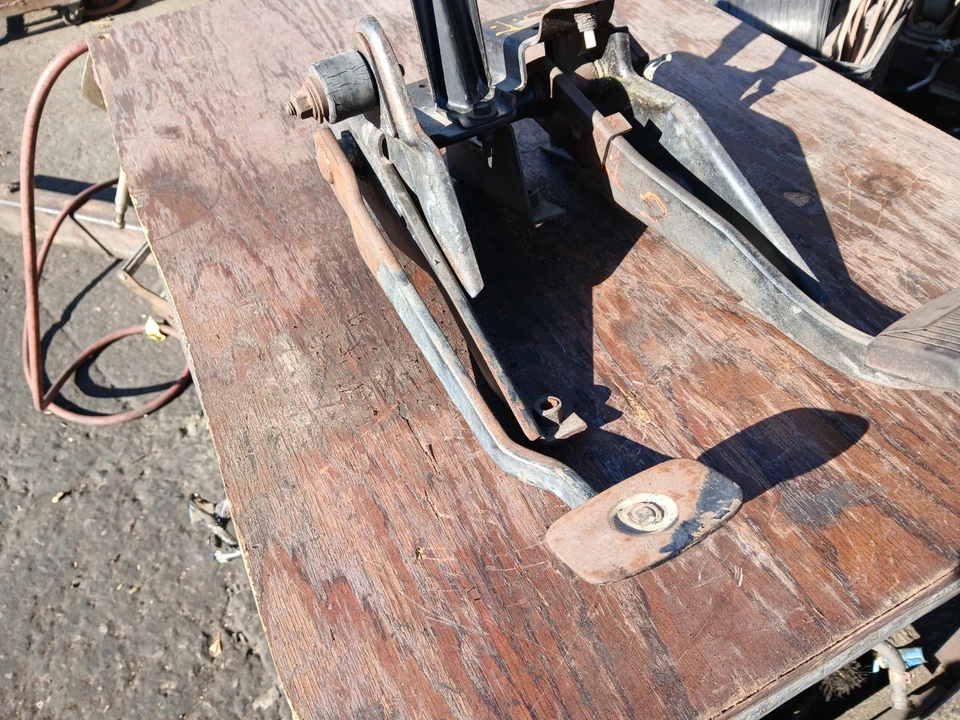 74 Econoline Van Ford USED OEM clutch gas and brake pedal set - Image 3 of 4