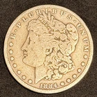 1884-P Morgan Silver Dollar - 90% US Coin, No Reserve #928