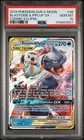 2019 POKEMON SUN & MOON COSMIC ECLIPSE #38 BLASTOISE & PIPLUP GX PSA 10
