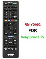 Lot New Replace RM-YD092 For Sony TV Remote Control KDL32R400A KDL-40R450A Black