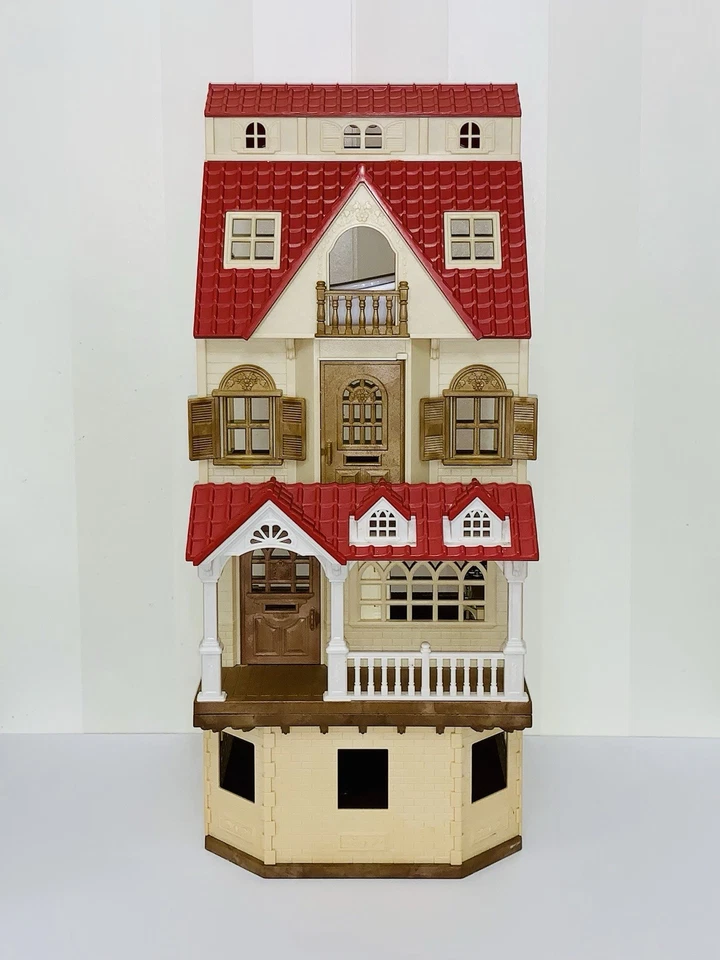 Sylvania Families Red Roof Dollhouse Grand Mansion Lot 2 Houses Very Rare - Image 3 of 4