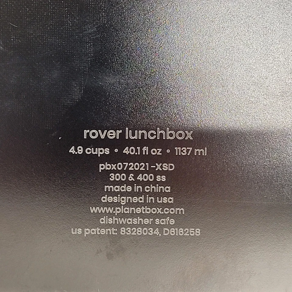 PLANETBOX Rover Bento 午餐盒 不锈钢 5 部 恐龙磁铁 — 第 3/4 张图片