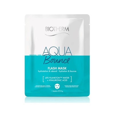 Biotherm Aqua Super Mask Bounce Tuchmaske, 1 stück (1er Pack), Transparent 
