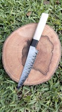 San-Mai Utility Kitchen Knife – 7″ Hand Forged Blade, USA Made