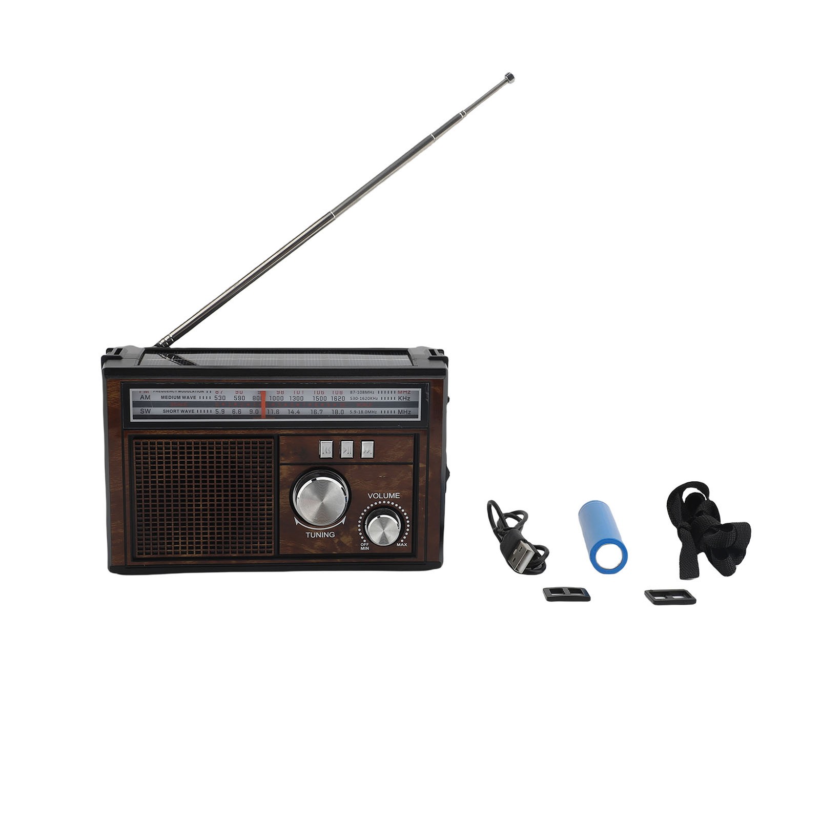 Portable Radio With LED Flashlight For Outdoor Camping Recommended