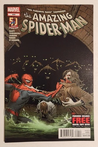 The Amazing Spider-Man #690 (2012, Marvel) VF Morbius Appearance