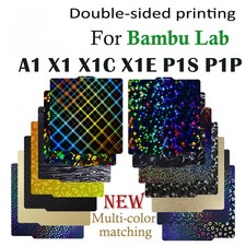 Build Plate for Bambu Lab A1 P1P P1S Smooth X1C Spring Steel Sheet Double Sided