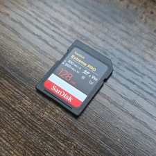 SanDisk Extreme PRO 128GB SDXC UHS-I U3 High Speed High Capacity SD Card
