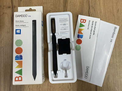 Bamboo Ink Stylus Pen CS321AK Open Box Manuals Pen Dongo Missing Extra Battery