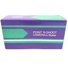 Vintage 1987 PURPLE Avon Point N Shoot Camera By Vivitar NEW in Original Box NOS